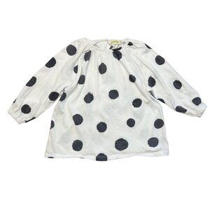 Aimama Black Spotted Wrinkly Blouse